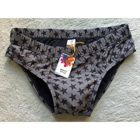 'I-AM' Men's All-Over Stars Printed SWIMSUIT - Picture 10 of 12